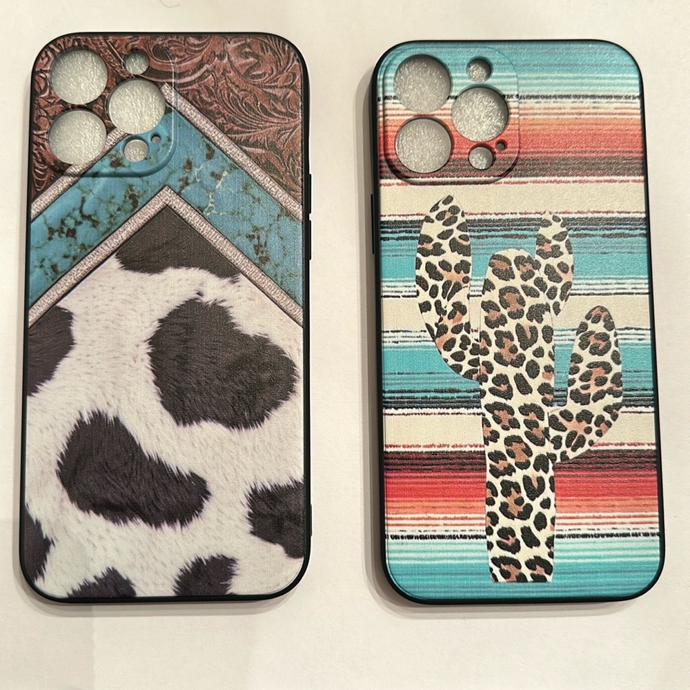 iPhone 13 Pro Max Coarsa Beetea Western Cases Set of 2